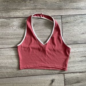 Summer and Spring M Essential Halter Top Tank Top Crop Top Backless